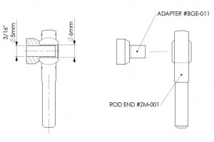 Pompa hamulcowa: adapter